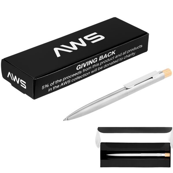 AWS Recycled Stainless Steel Pen Thumbnail